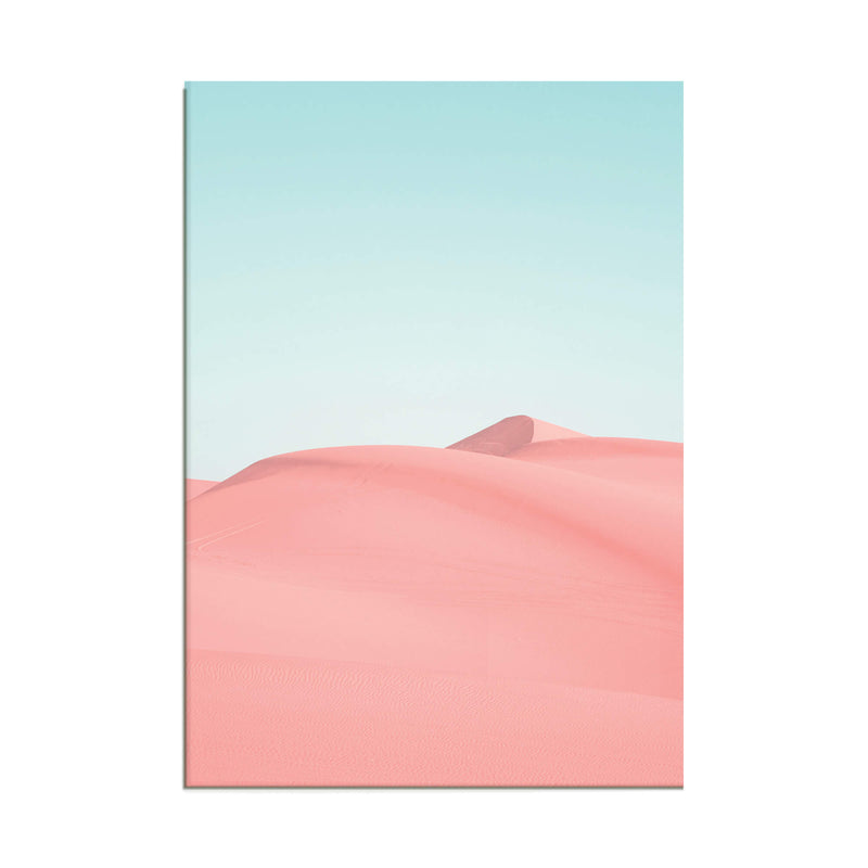 Pink Sands Desert - Acrylic Wall Art Poster Print