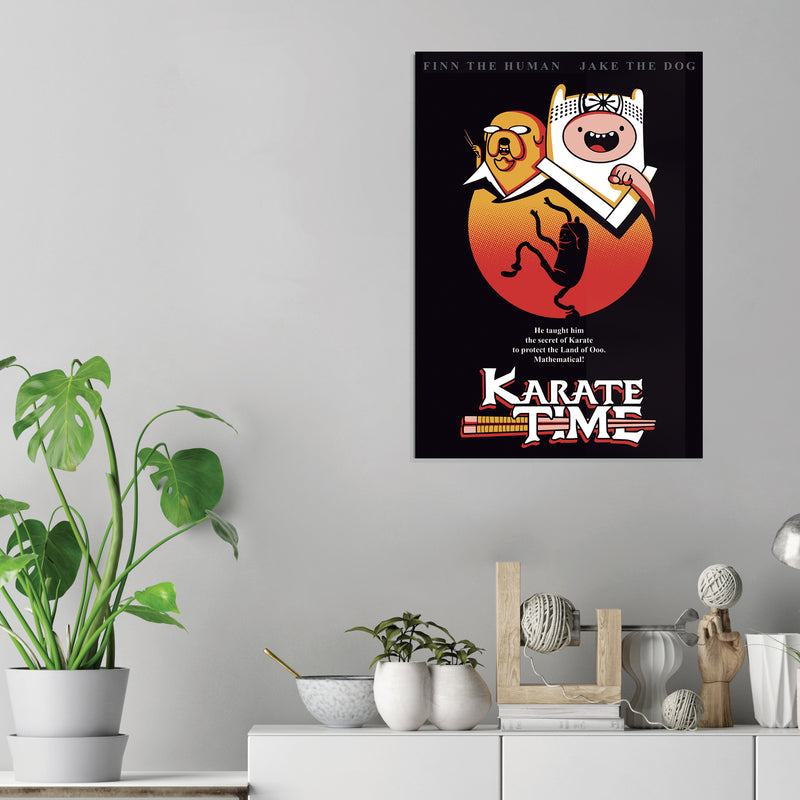 Karate Time - Acrylic Wall Art Poster