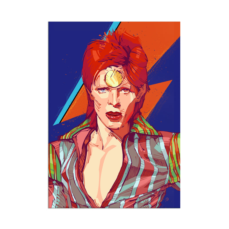 Bowie - Acrylic Wall Art Poster Print