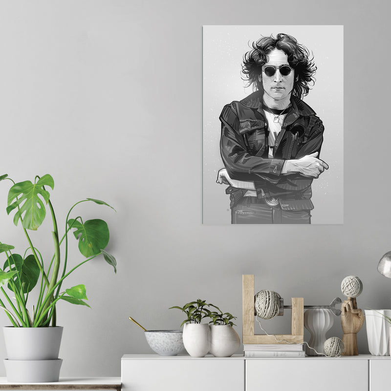 John Lennon, Legend - Acrylic Poster Print