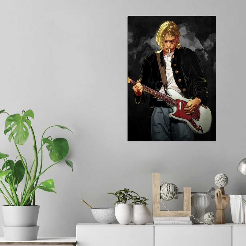 Kurt Cobain - Acrylic Wall Art Poster Print