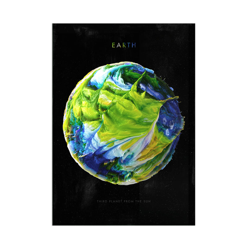 Abstract Earth - Acrylic Wall Art Poster Print