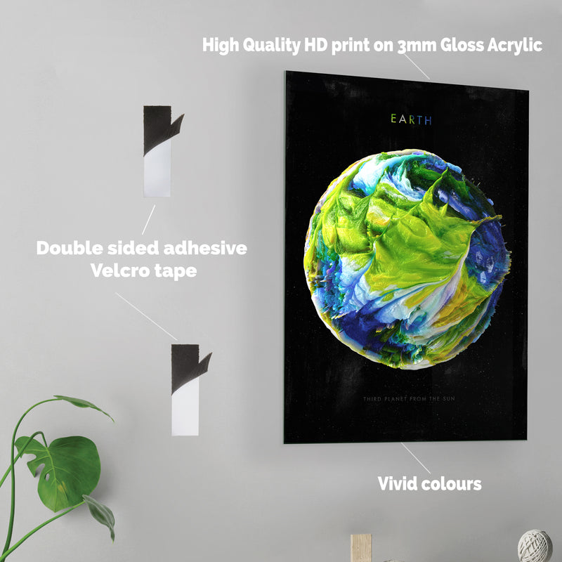 Abstract Earth - Acrylic Wall Art Poster Print