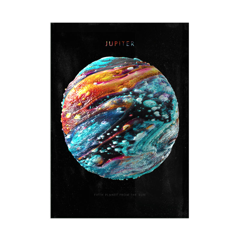 Abstract Jupiter - Acrylic Wall Art Poster Print