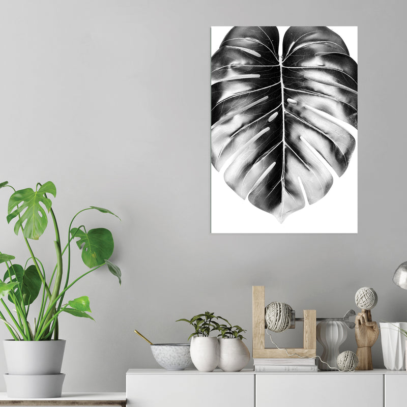 Monstera Leaves - Acrylic Wall Art Poster Print