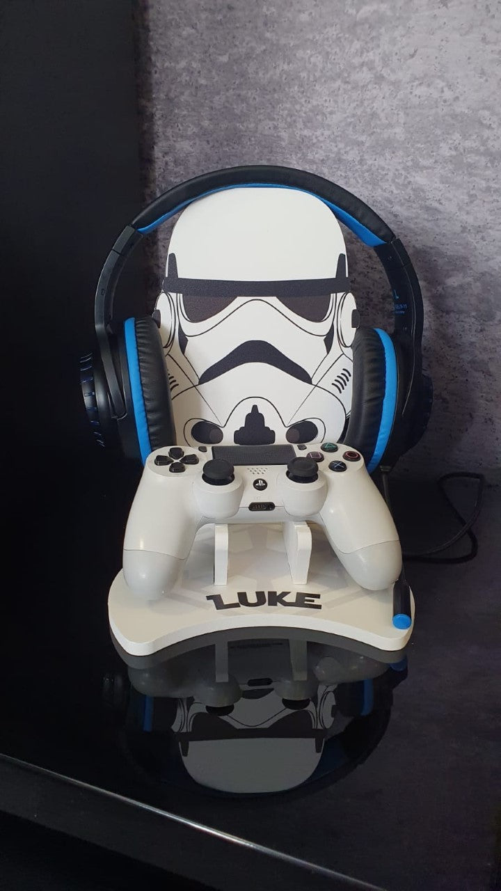 Personalised Stormtrooper Controller Holder | Electronics Stand | Free Delivery